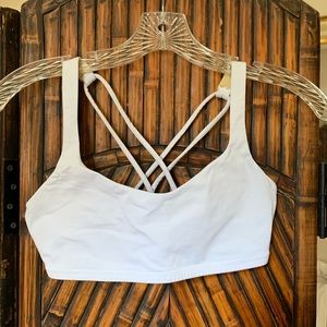 Lululemon White Bra Size 6